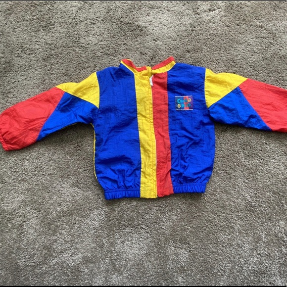 Vintage Other - 🔵🟡🔴 KIDS VINTAGE WINDBREAKER 🔴🟡🔵